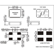 Rubyquartz晶振,RH100晶振,RH100-25.000-18-TR晶振