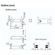 IQD晶振,CFPX-155晶振,32.768kHz-CFPX-155-20/12.5晶振